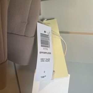 NWT Wilfred Effortless Pants, size 0, grey/taupe